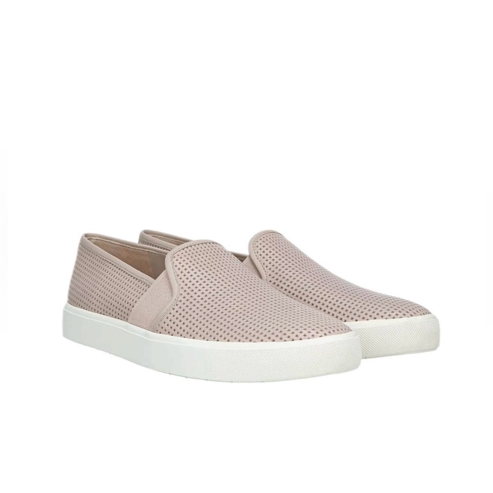 Vince Blair Leather Loafers Sneakers Comfort Flat Putty Marble Size 8